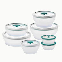 Kit 7 Peças Panela para Micro-ondas MicroChef™ Hermética e Multifuncional