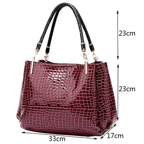 Bolsa de Luxo de Couro - Crocodilie