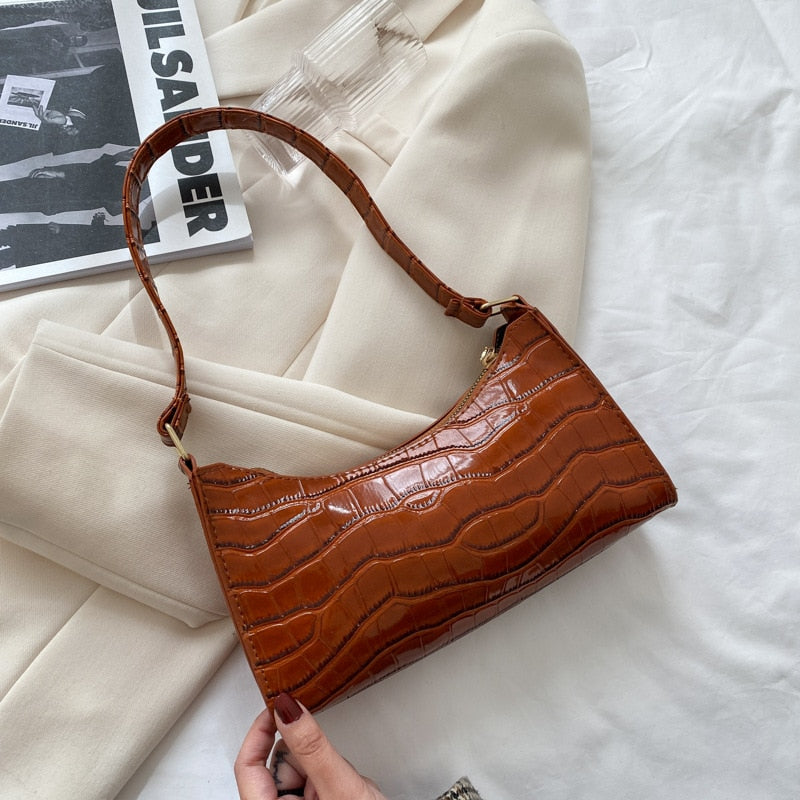 Bolsa de Ombro de Couro - Flower Luxury