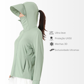 Jaqueta Ultra Ice - Unissex UV50+ Refrescante protegendo dos raios solares