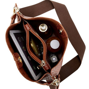 Bolsa De Couro - Crocodilo Tenent