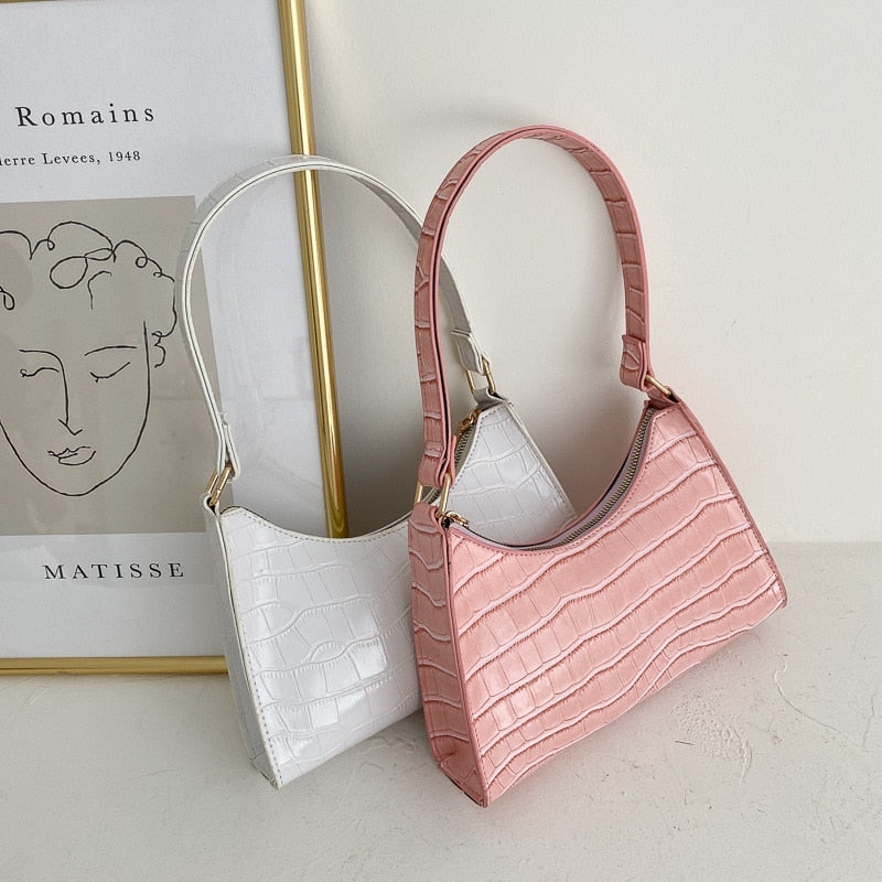 Bolsa de Ombro de Couro - Flower Luxury