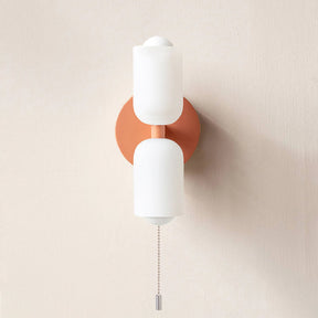 Arandela de Parede Dupla Minimalista Crema