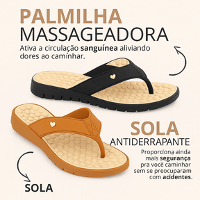 Chinelo Feminino Ortopédico Tratorado – Conforto e Estilo em Dobro