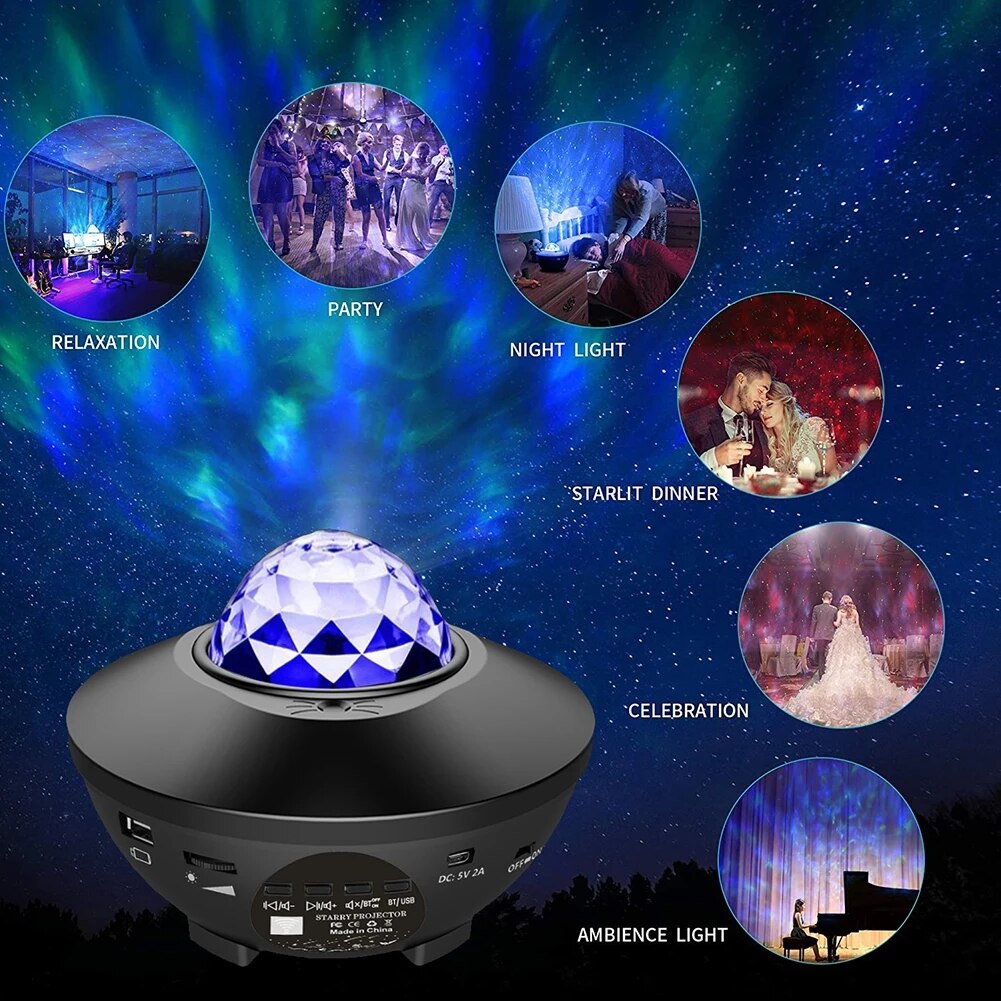 Projetor Galaxy - Tenha sua própria Galáxia em casa