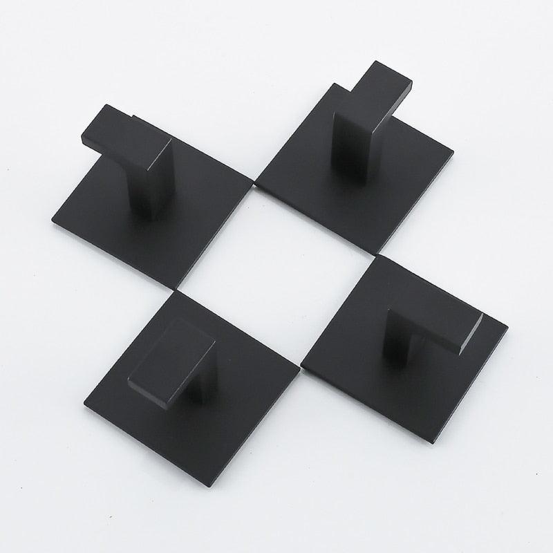 Gancho Porta Toalha de Parede Preto