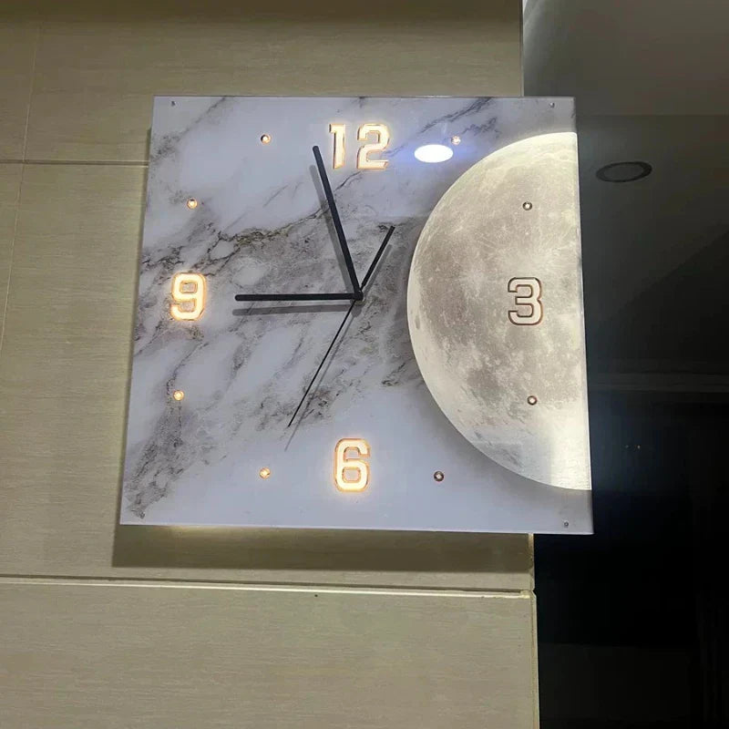 Relógio de Parede 3D Coleção Luna Home Design
