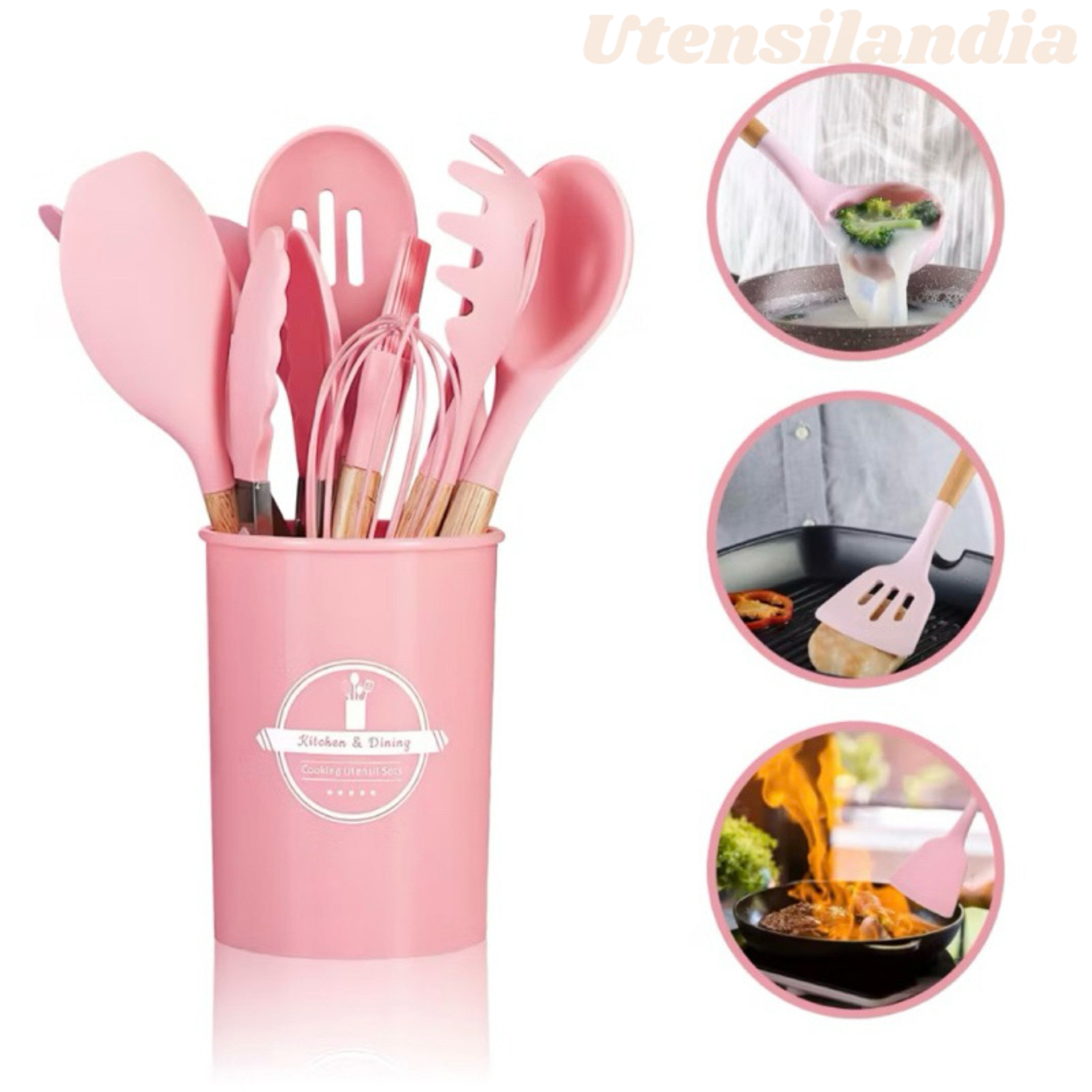 Kit 12 Utensílios De Cozinha