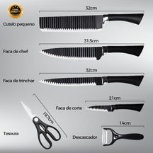 Kit Facas Easy Grill Master