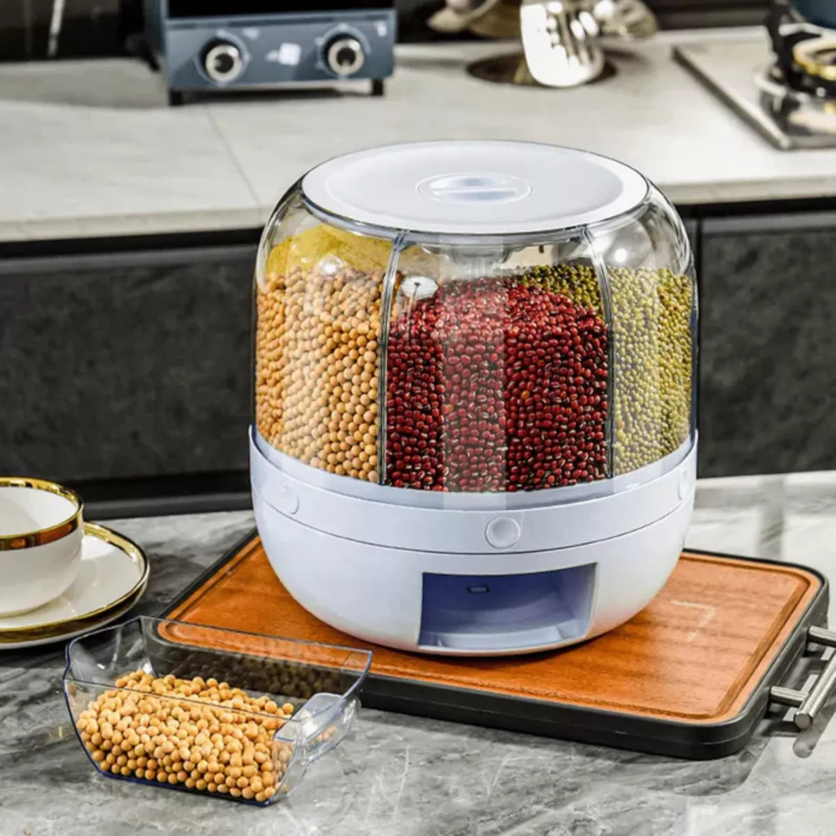 Dispenser de Alimentos Giratório