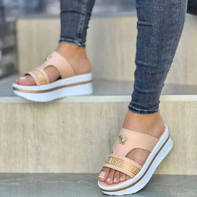 Sandália Plataforma  Feet Confort Luxury®