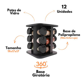 Porta Condimentos Giratório